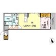 campanella舟入南の間取図