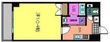 広島市西区三篠北町の間取図