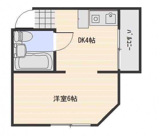拡大写真:広島市佐伯区三宅3丁目 2階202の間取り