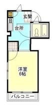 広島市南区上東雲町の間取図