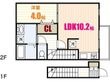 広島市安佐南区安東2丁目の間取図
