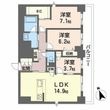 広島市西区横川新町の間取図