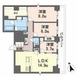 広島市西区横川新町の間取図
