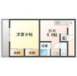 広島市安佐北区大林1丁目の間取図