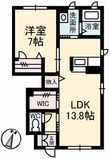 ファミーユ北大河の間取図