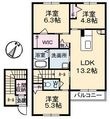 広島市南区堀越1丁目の間取図