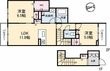 広島市安佐南区上安2丁目の間取図