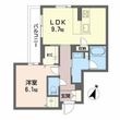 広島市安佐南区西原6丁目の間取図
