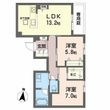 広島市安佐南区山本4丁目の間取図