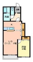 山陽小野田市大字東高泊の間取図