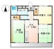 福山市木之庄町1丁目の間取図