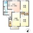 パインヒルズ東深津Ａ棟の間取図