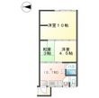 花巻市南万丁目の間取図