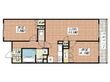UURコート茨木東中条の間取図