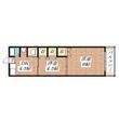 むつみマンションの間取図