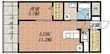 アクトタレイア茨木駅前の間取図