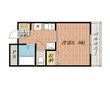 アンソレイエ・シャンブルの間取図