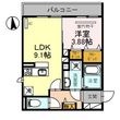 エトワールウエストの間取図