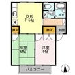 サンソレイユの間取図