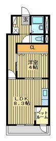 ヤングクローネの間取図
