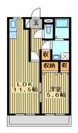 クラール滝田の間取図