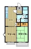 ペルジオＵ　２号棟の間取図