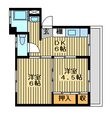 田中コーポの間取図
