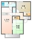 ペイザージュ　Ｂの間取図