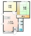 サンヒルズ太田B棟の間取図