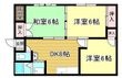 リバーサイドハイツ村上の間取図