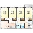 志染町青山貸家の間取図