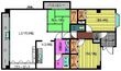 宇和島市築地町１丁目の間取図