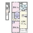Heart未来 柿原の間取図