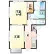 取手市白山４丁目の間取図