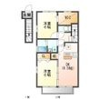 都城市吉尾町の間取図