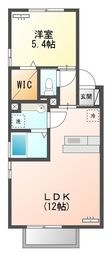 都城市郡元４丁目の間取図