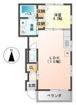 都城市早水町の間取図