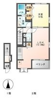 都城市早水町の間取図