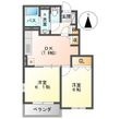 都城市郡元1丁目の間取図