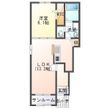 都城市下川東4丁目の間取図