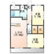 都城市年見町の間取図