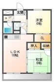 コーポMプラザの間取図