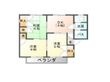 ホワイトハイツEの間取図