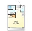 ウエストポンド1の間取図