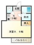 ウエストポンド1の間取図