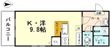 富山市西中野本町の間取図