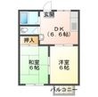 タウニー若宮の間取図