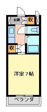 拡大写真：佐世保市谷郷町 603の間取り