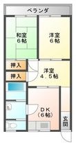 佐世保市天神2丁目の間取図