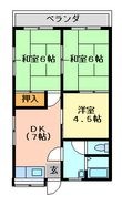 佐世保市松山町の間取図